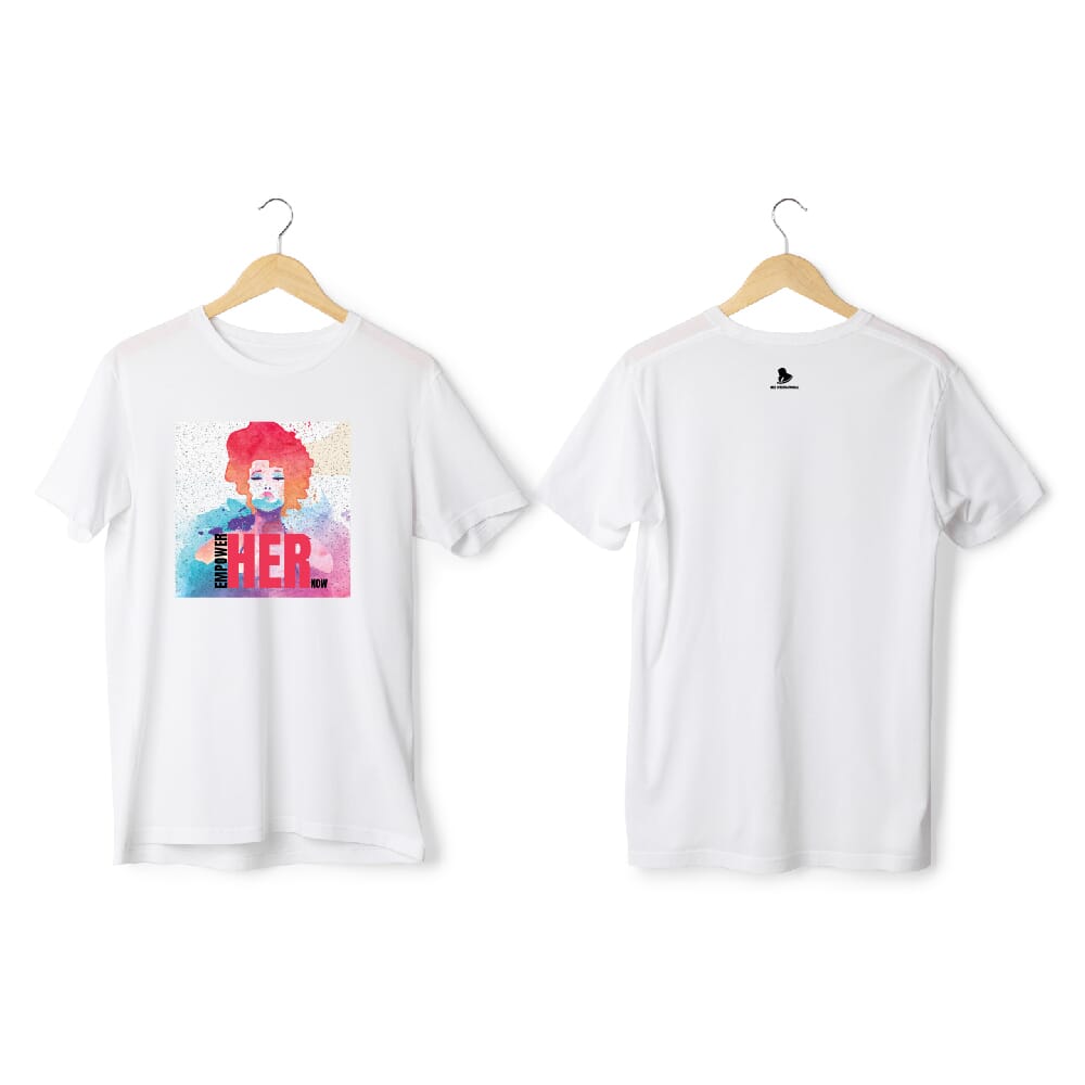 Greys & Blues Bold Pima Round Neck T-Shirt- White